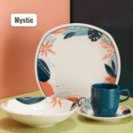 VAJILLA CORONA MYSTIC 4PT - 16 PZS CUADRADA