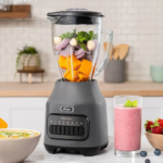 LICUADORA OSTER 6 VELOCIDADES VALUE VASO VIDRIO - GRIS