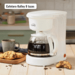 CAFETERA KALLEY 8 TAZAS BLANCA
