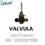 VALVULA CONTINENTAL GLP EMPOTRAR VASTAGO LARGO 0.45 REF7696