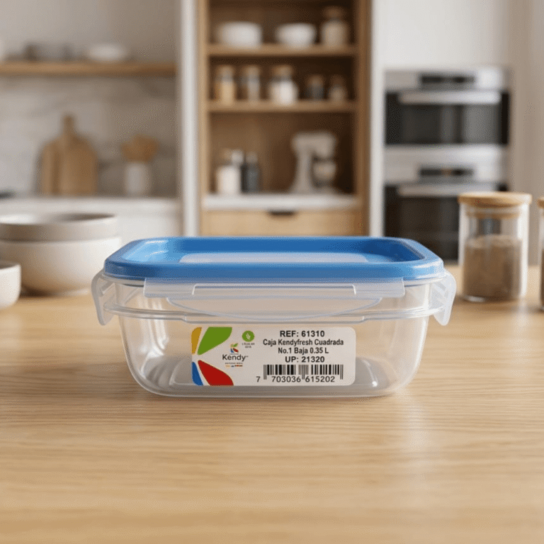 CAJA KENDYFRESH #1 BAJA 0,35LTS CUADRADA REF61520
